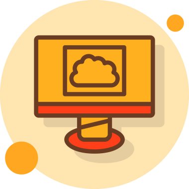 Bulut hesaplama. Web simgesi