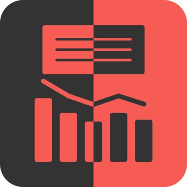 Analiz şeması diyagramı simgesi sağlam biçimdedir