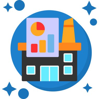 iş simgesi vektör illüstrasyonu