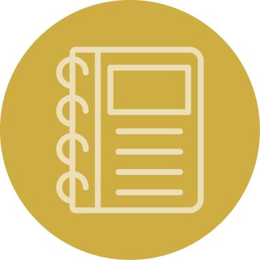 Kitap. Web simgesi basit tasarım