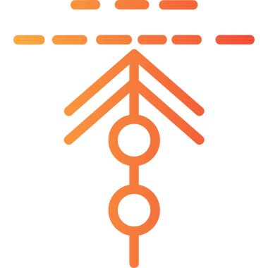 Ağaç simgesi. vektör illüstrasyonu