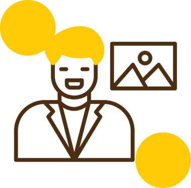 İş adamları. Basit resimleme