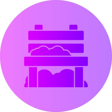 Modern simgenin vektör illüstrasyonu