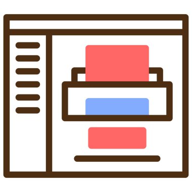 Web tasarımı. Basit simge