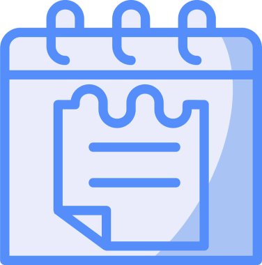 ajanda takvimi tarih simgesi - özet biçimi