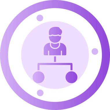 avatar. Web simgesi basit illüstrasyon