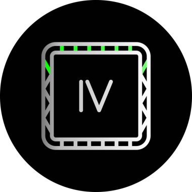 Modern b 'nin vektör illüstrasyonu simge müziğinden yoksun