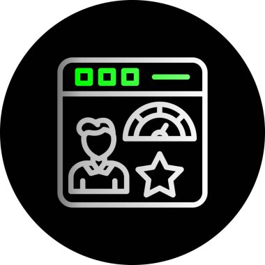 seo modern simgesinin vektör illüstrasyonu