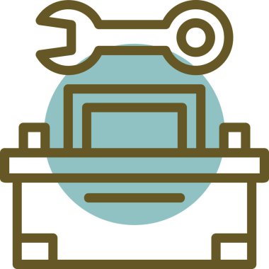 makine makine simgesi modern vektör çizimi