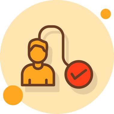 Çalışanların & çalışması için iş yönetimi dairesi simgesi