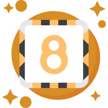 7 numaralı vektör simgesi