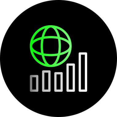 seo modern simgesinin vektör illüstrasyonu