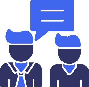 iş iletişimi insanları simgesi