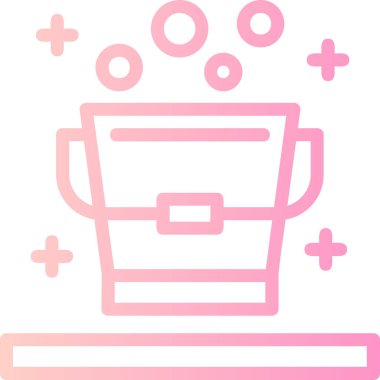 Bardak. Web simgesi basit illüstrasyon