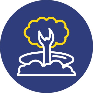 Vektör Ağacı Simgesi illüstrasyonu