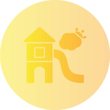 Modern ev simgesinin vektör illüstrasyonu