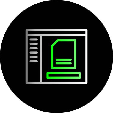 seo modern simgesinin vektör illüstrasyonu