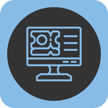 İnternet konseptinin web simgesi, vektör illüstrasyonu