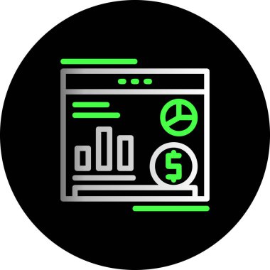 Vektör Doları simge tasarlamak