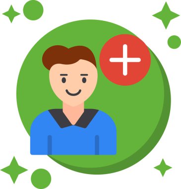 insanlar düz vektör simgesi