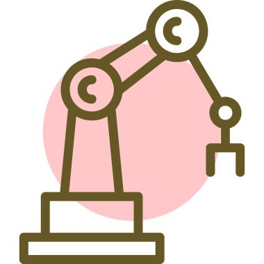 Robot simgesinin vektör illüstrasyonu