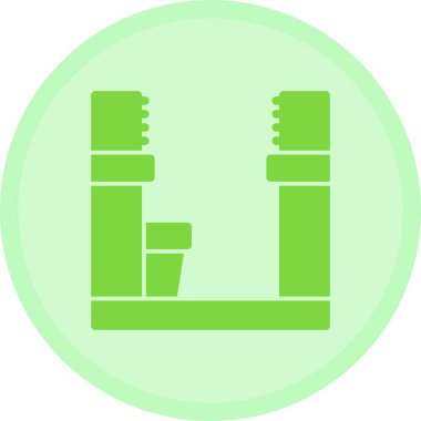 Tek bir harfin vektör illüstrasyonu