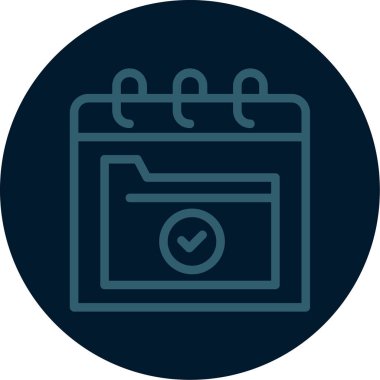 Kolayca düzenleyebilen veya düzenleyebilen Takvim Vektörü simgesi