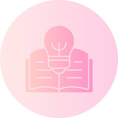 Bir kitabın vektör illüstrasyon simgesi