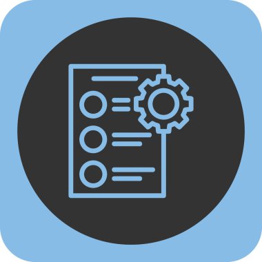 Belge. Web simgesi basit illüstrasyon