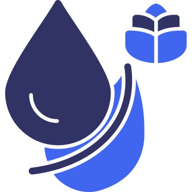 Su damlası. Basit tasarım