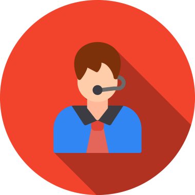 çağrı yöneticisi vektör simgesi