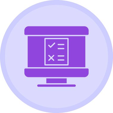 Bilgisayar. Web simgesi basit illüstrasyon