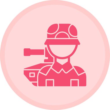 asker simgesi vektör illüstrasyonu