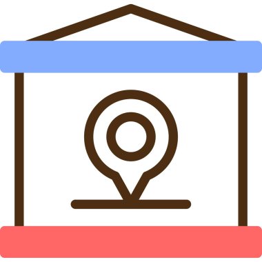 konum haritası konumu simgesi