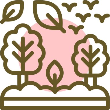 Bir çiçeğin vektör illüstrasyonu