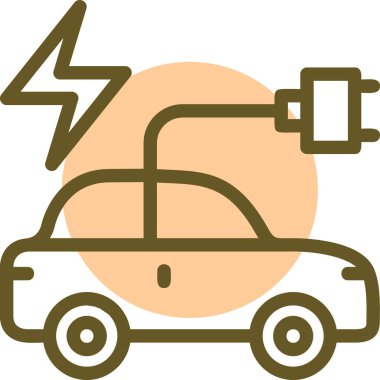 - Araba. Web simgesi basit illüstrasyon