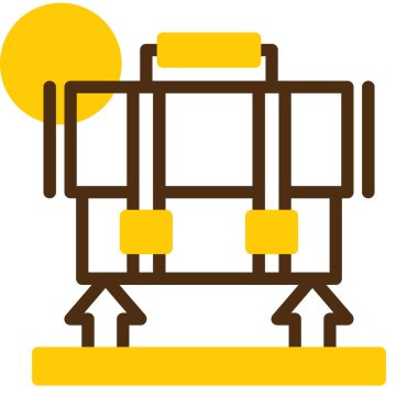 Modern b 'nin vektör illüstrasyonu eksik simgesi