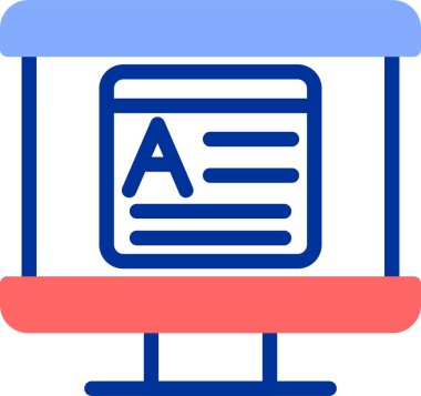 Seo simgesinin vektör illüstrasyonu