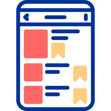 Web tasarım simgesi, vektör illüstrasyonu