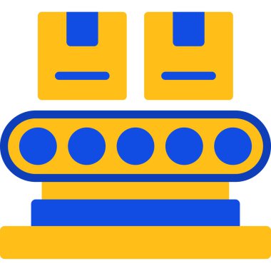 Bina simgesi ve vektör illüstrasyonu beyaz arkaplanda izole edildi