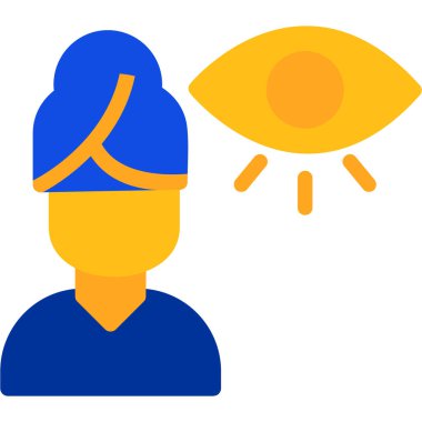 Bir karikatür adam ve kadının vektör çizimi