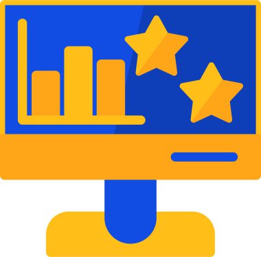 iş grafiği vektör simgesi