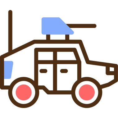 araba simgesi vektör illüstrasyonu