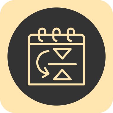 Bir simgenin vektör illüstrasyonu