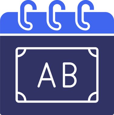 Takvim. Web simgesi basit tasarım