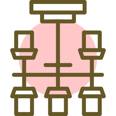 Seo simgesinin vektör illüstrasyonu