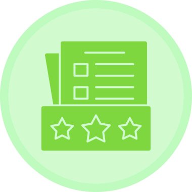 derecelendirme simgesi vektör illüstrasyonu