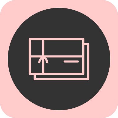 hediye web simgesi vektör illüstrasyonu