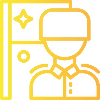 İş adamı avatarı, web simgesi vektör illüstrasyon tasarımı