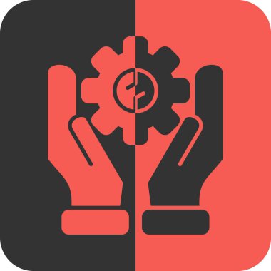 Takım & için iş yönetimi düz simgeleri